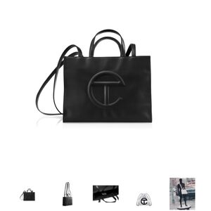 Telfar Medium Shopper Black